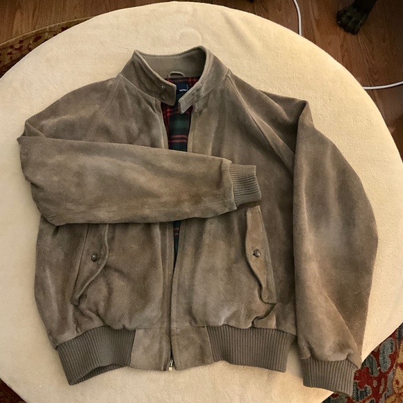 Men’s Vintage Polo, Ralph Lauren Suede Winter Coat, Size M - Picture 1 of 8